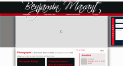 Desktop Screenshot of benjamin-maxant.com